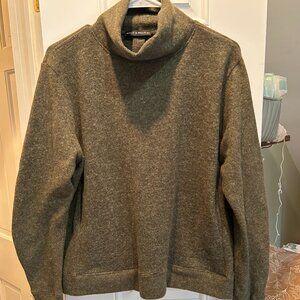 Olive Green Nally & Millie Sweater w/pockets